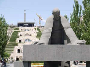 The statue of Alexander Tamanian