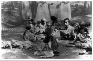 Children during Armenian genocide