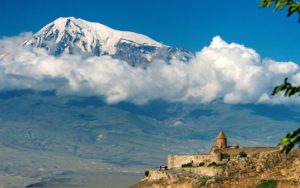Mountain Ararat and Khor Virap