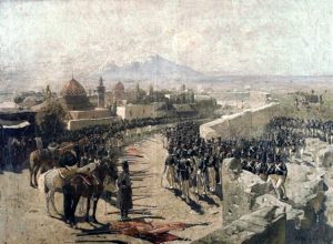 Franz Roubaud's painting of the Erivan Fortress siege in 1827 by the Russian forces under leadership of Ivan Paskevich during the Russo-Persian War (1826–28)