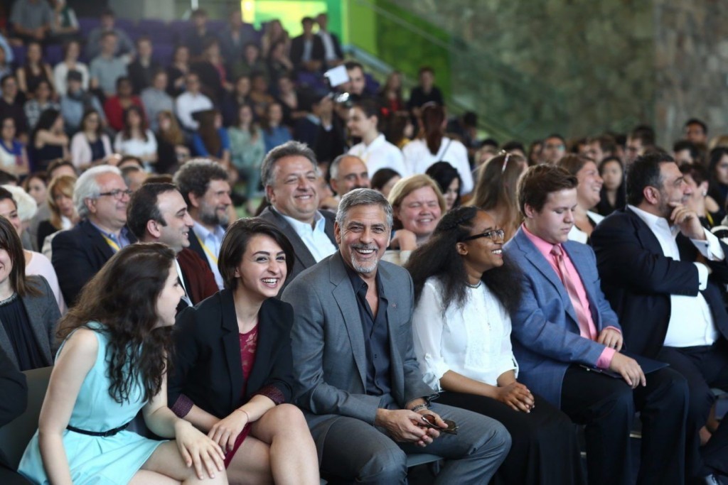 George Clooney in UWC Dilijan
